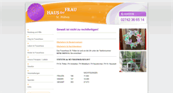 Desktop Screenshot of frauenhaus-stpoelten.at